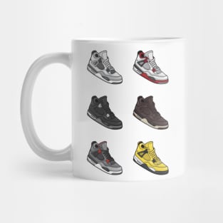 AJ 4 Retro Sneaker Collection Mug